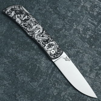 Изображение «X Folding tatto knife Хижина ведьмы» 3