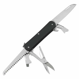 Изображение «Fox Knives Vulpis мультитул брелок черный» 2