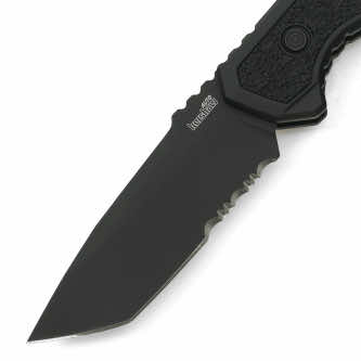 Изображение «Kershaw Launch 16 черный с полусеррейтором» 2
