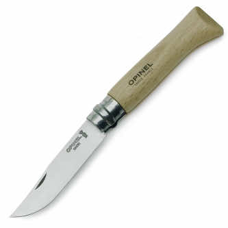 Изображение «Opinel №08 нержавеющая сталь рукоять бук» 1