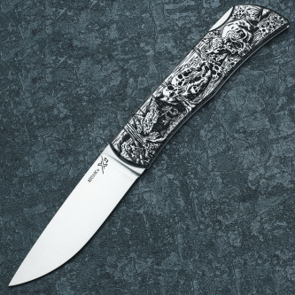 Изображение «X Folding tatto knife Хижина ведьмы» 1