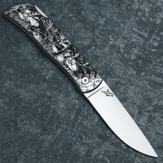 Изображение «X Folding tatto knife Всадники апокалипсиса» 3