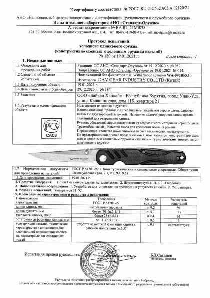 Сертификат 0 на товар «Legal»