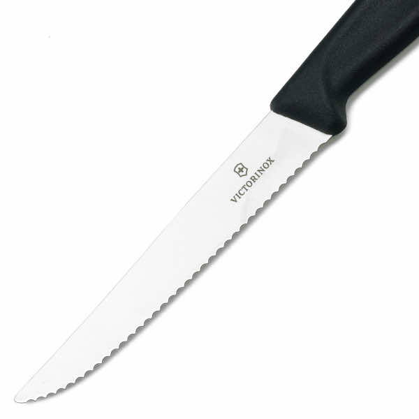 Миниатюра «SwissClassic для стейка и пиццы 11 см с волнистой кромкой черный»