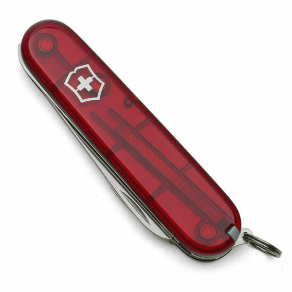 Миниатюра «My First Victorinox 9 функций полупрозрачный красный»
