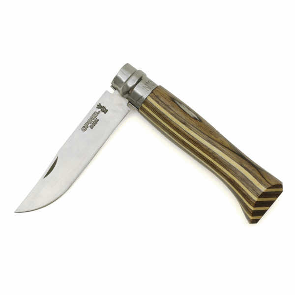 Миниатюра «Opinel №08 рукоять береза коричневый»
