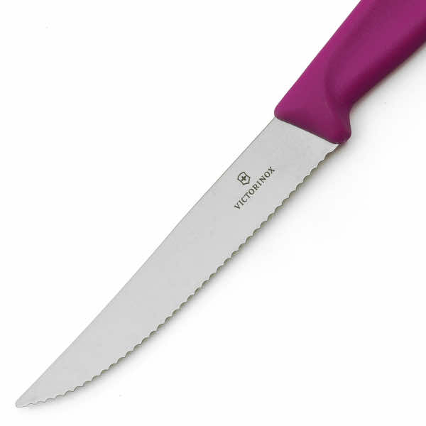 Миниатюра «SwissClassic "Gourmet" для стейка и пиццы 12 см с волнистой кромкой розовый»