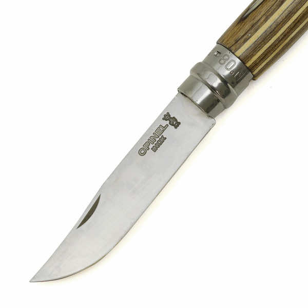 Миниатюра «Opinel №08 рукоять береза коричневый»