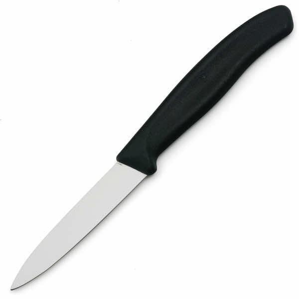 Миниатюра «SwissClassic для овощей 8 см с заострённым кончиком черный»