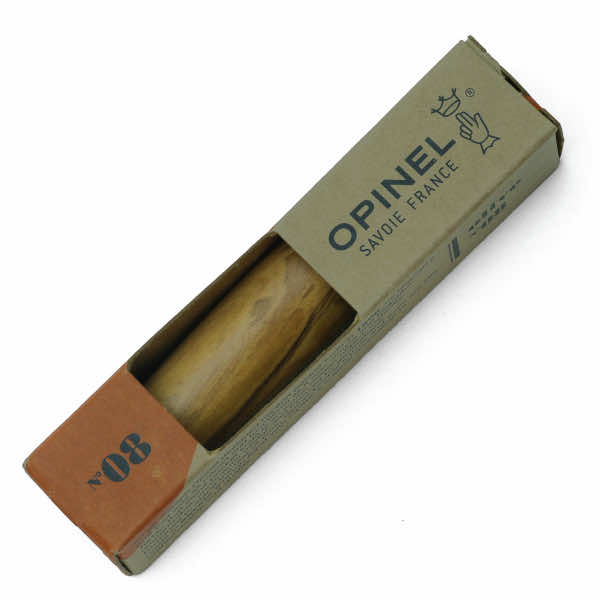 Миниатюра «Opinel №08 рукоять оливковое дерево»