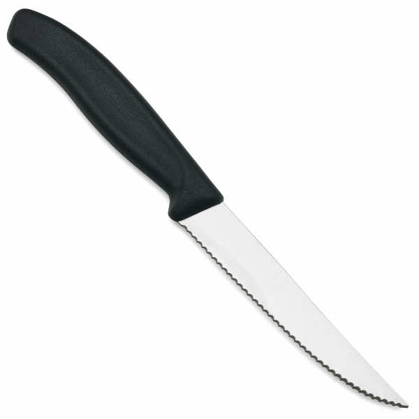 Миниатюра «SwissClassic "Gourmet" для стейка и пиццы 12 см с волнистой кромкой черный»