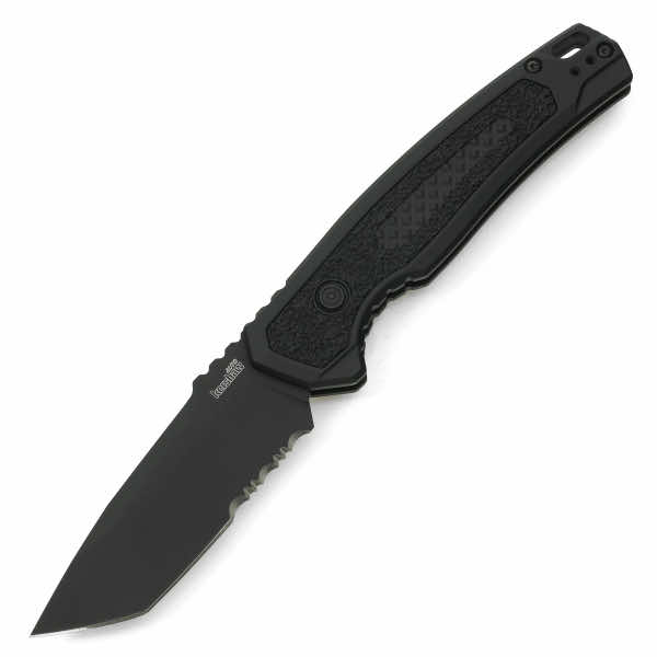 Миниатюра «Kershaw Launch 16 черный с полусеррейтором»