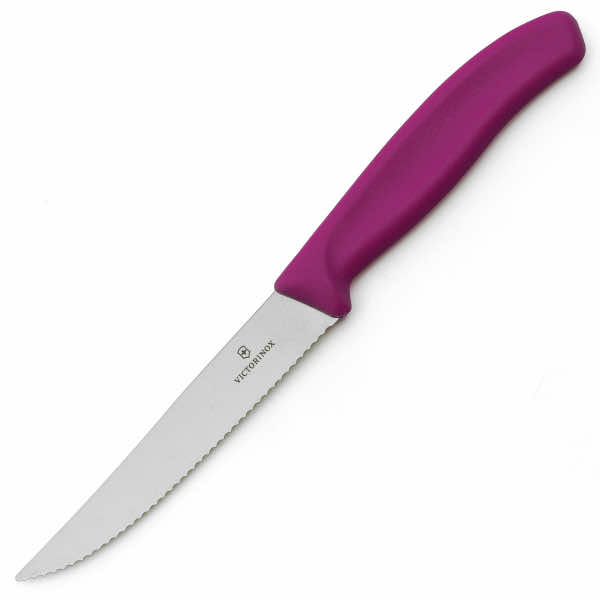 Миниатюра «SwissClassic "Gourmet" для стейка и пиццы 12 см с волнистой кромкой розовый»