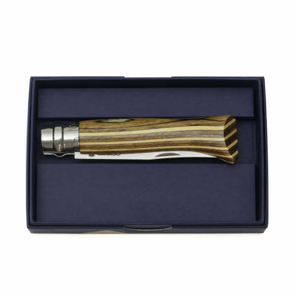 Миниатюра «Opinel №08 рукоять береза коричневый»