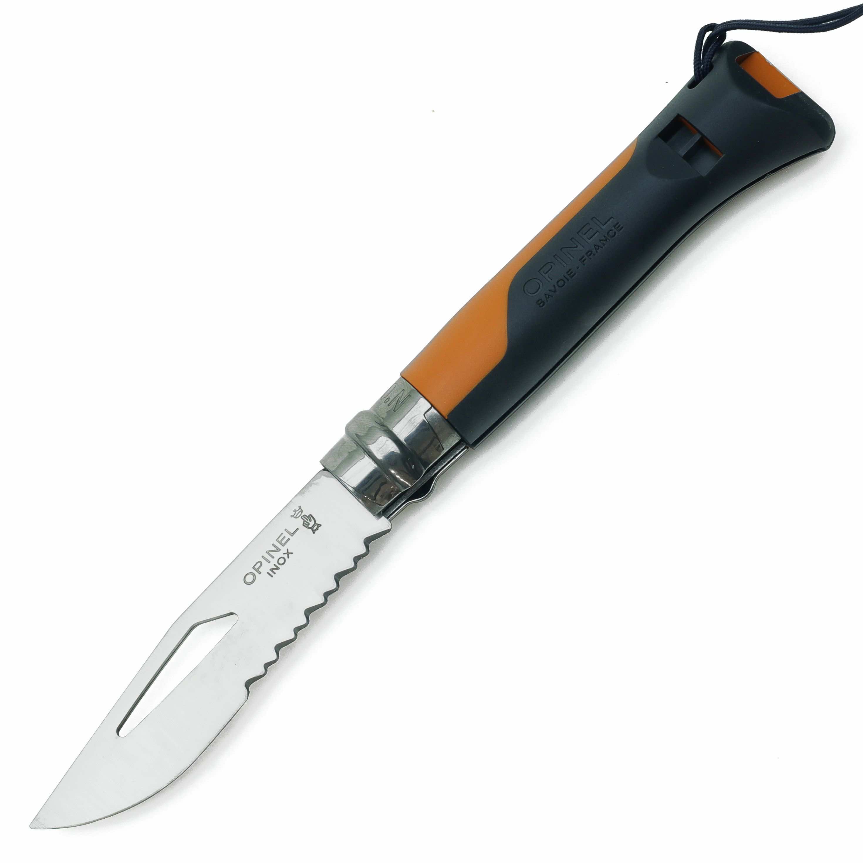Вариант ножа Opinel №08 Outdoor sports оранжевый