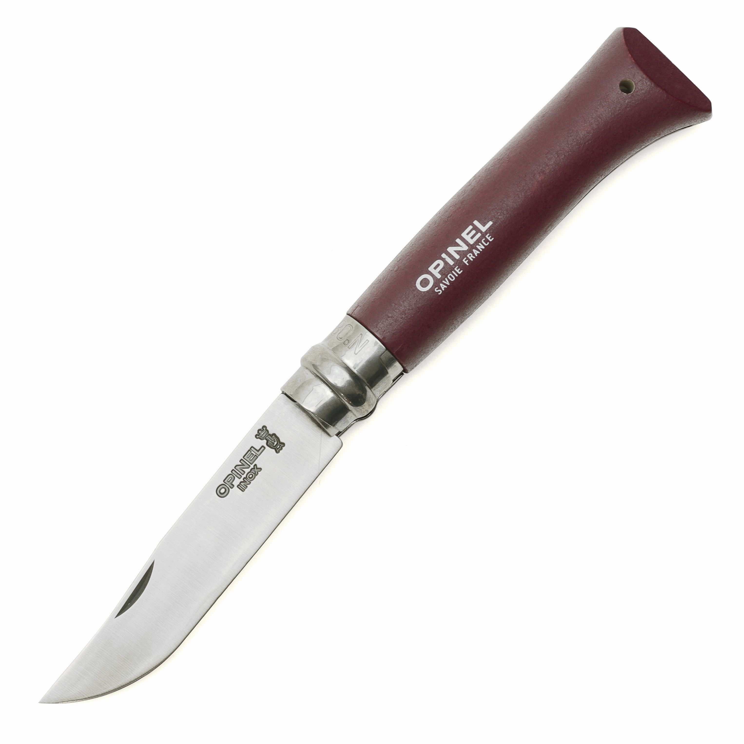 Вариант ножа Opinel №08 Trekking бордовый