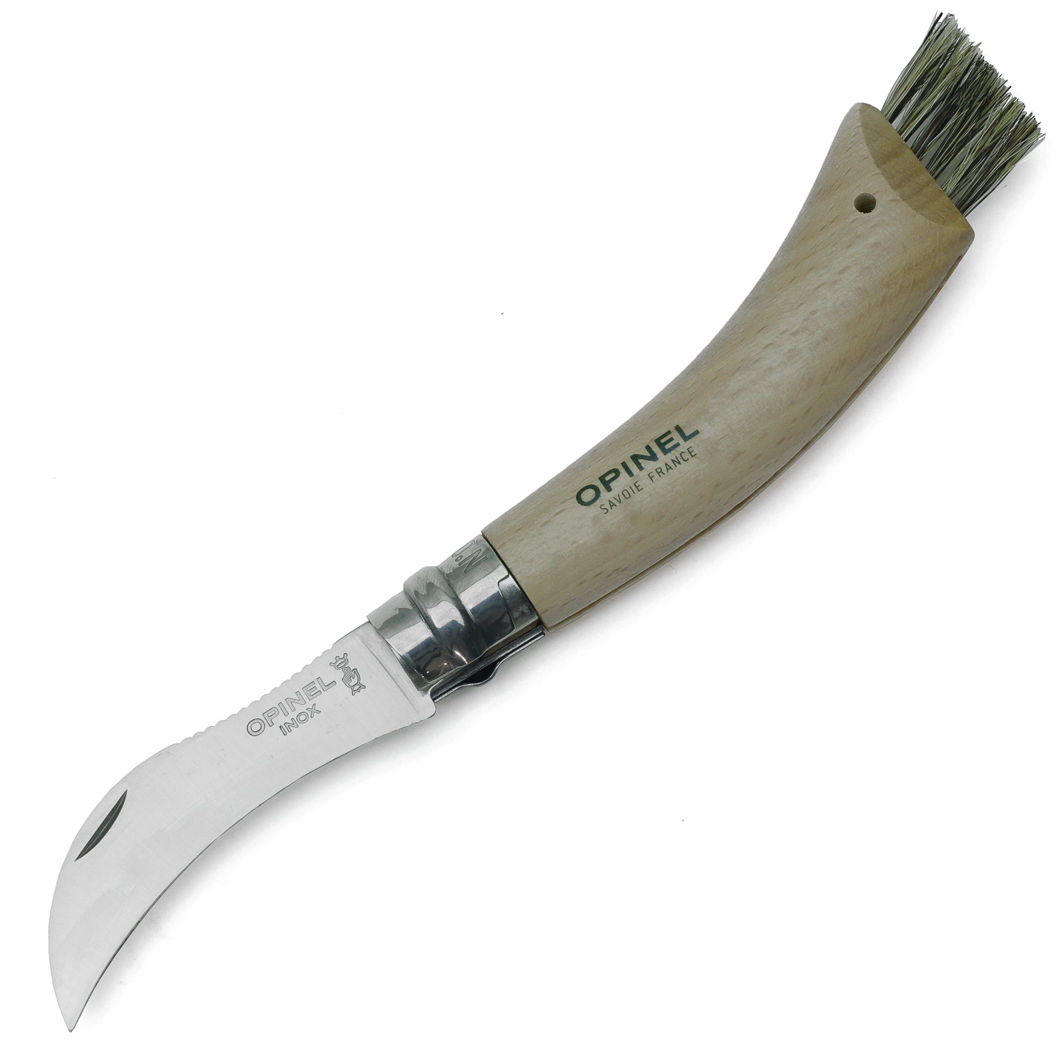 Вариант ножа Грибной Opinel №08 рукоять бук